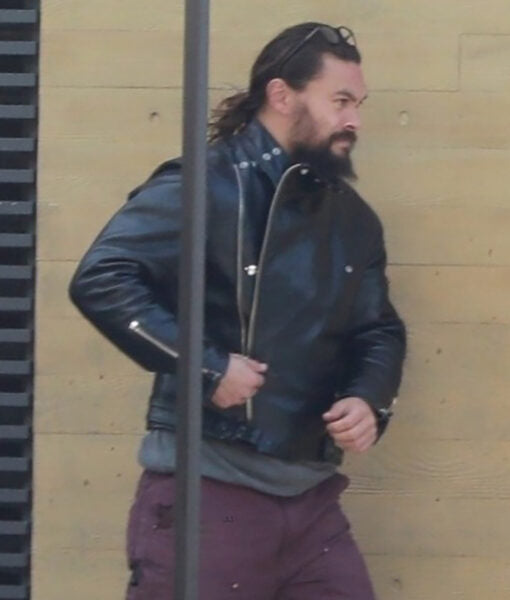 Jason Momoa On The Roam Leather Jacket