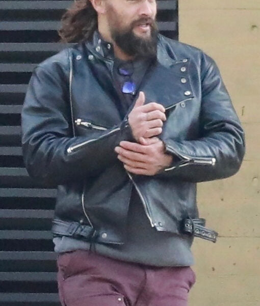 Jason Momoa On The Roam Leather Jacket