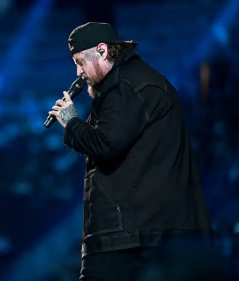 Jelly Roll 2025 iHeartRadio Music Festival Black Jacket