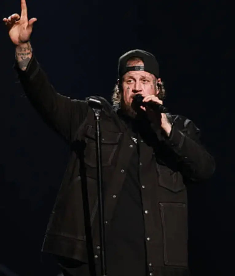 Jelly Roll 2025 iHeartRadio Music Festival Black Jacket