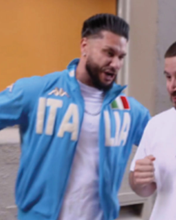 Jersey Shore Family Vacation S08 Pauly D Blue Italia Jacket