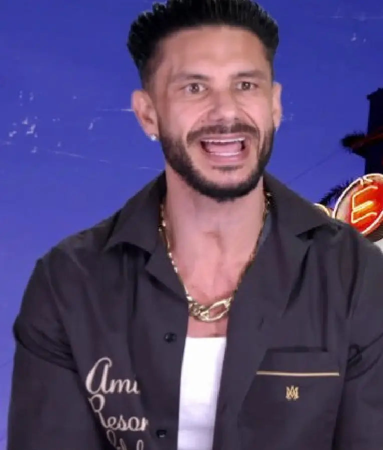 Jersey Shore Family Vacation S08 Pauly D Amiri Button Down Shirt