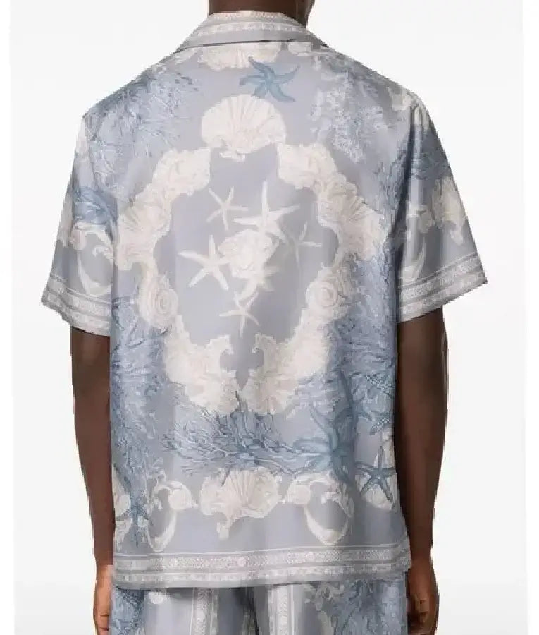 Jersey Shore Family Vacation S08 Reunion Mike Sorrentino Versace Print Shirt