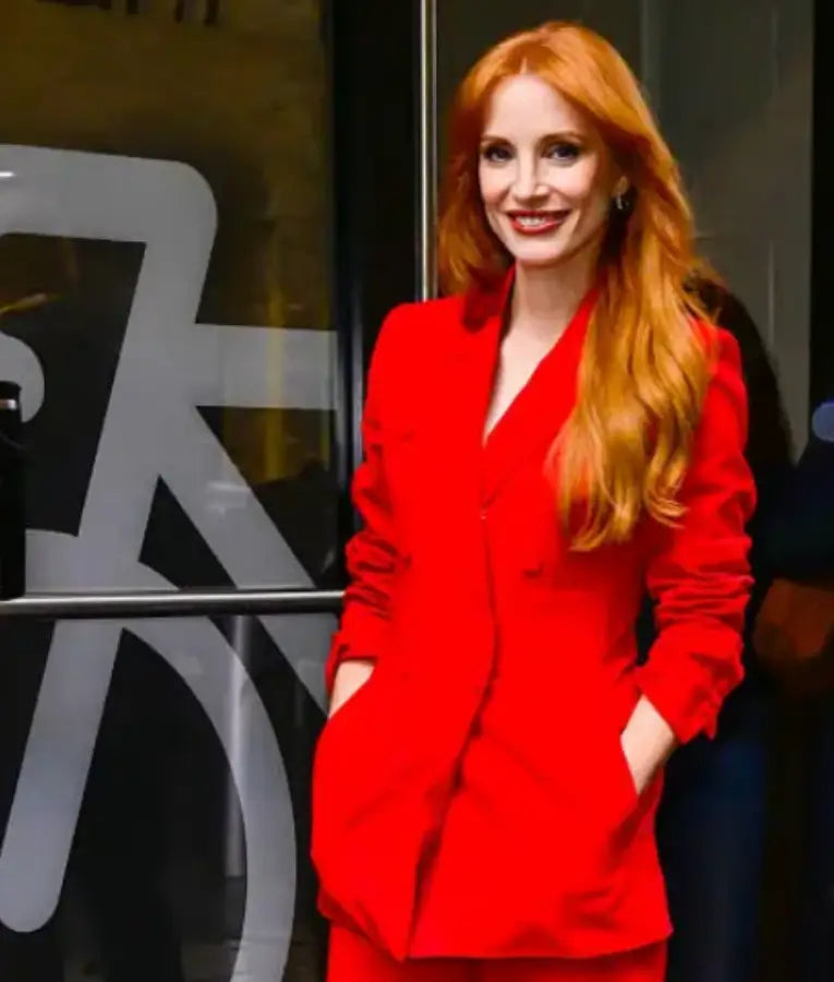 Jessica Chastain Live With Kelly And Mark Blazer
