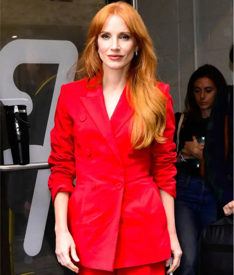 Jessica Chastain Live With Kelly And Mark Blazer