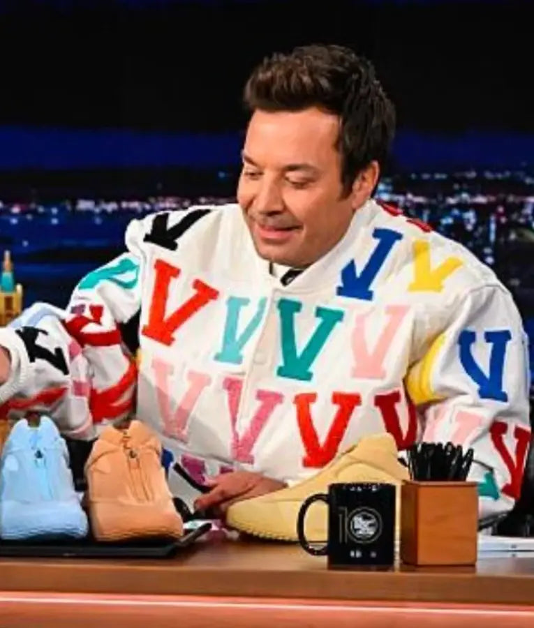 Jimmy Fallon The Tonight Show Starring Jimmy Fallon S12 White Jacket