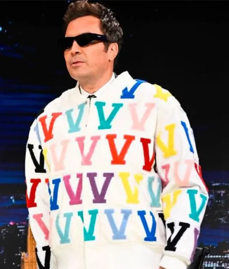 Jimmy Fallon The Tonight Show Starring Jimmy Fallon S12 White Jacket