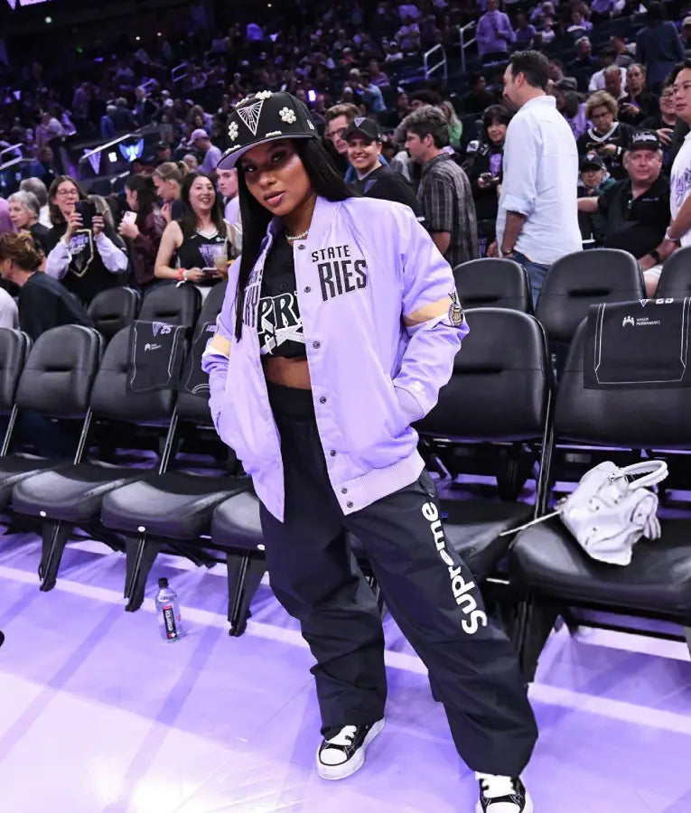 Jordan Chiles Dallas Wings v Golden State Valkyries Jacket