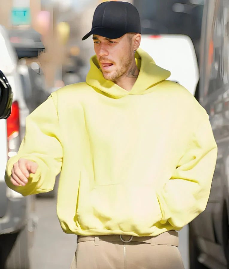 Justin Bieber 2025 NYC Yellow Hoodie