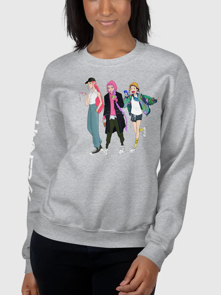KPop Demon Hunters Off Duty HUNTR/X Sweatshirt