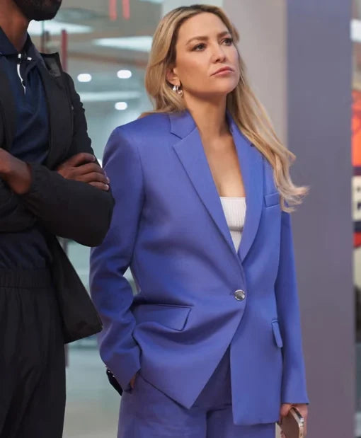 Kate Hudson Running Point S01 Blue Blazer