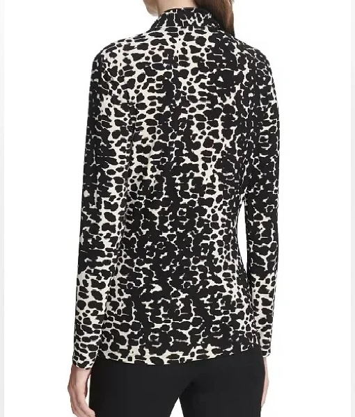 Dope Thief 2025 Kate Mulgrew Wrap Printed Top