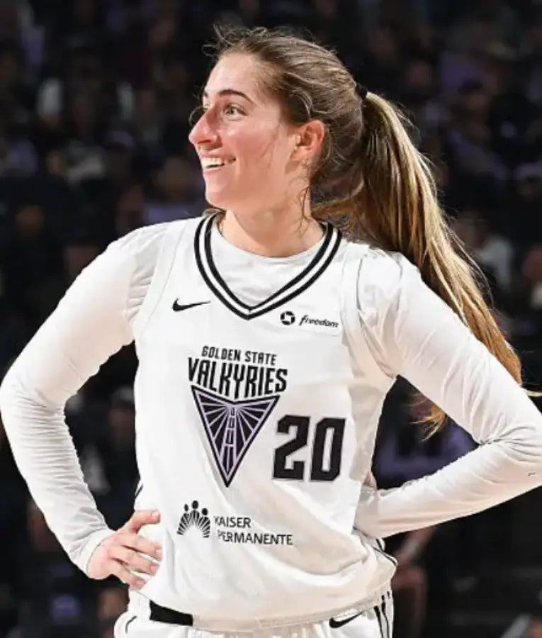 Kate Martin Golden State Valkyries White Jersey