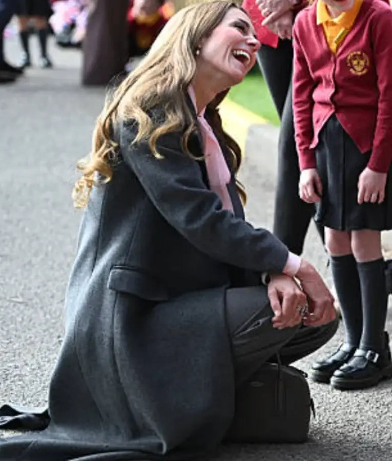 Kate Middleton Churchtown Primary School Long Coat