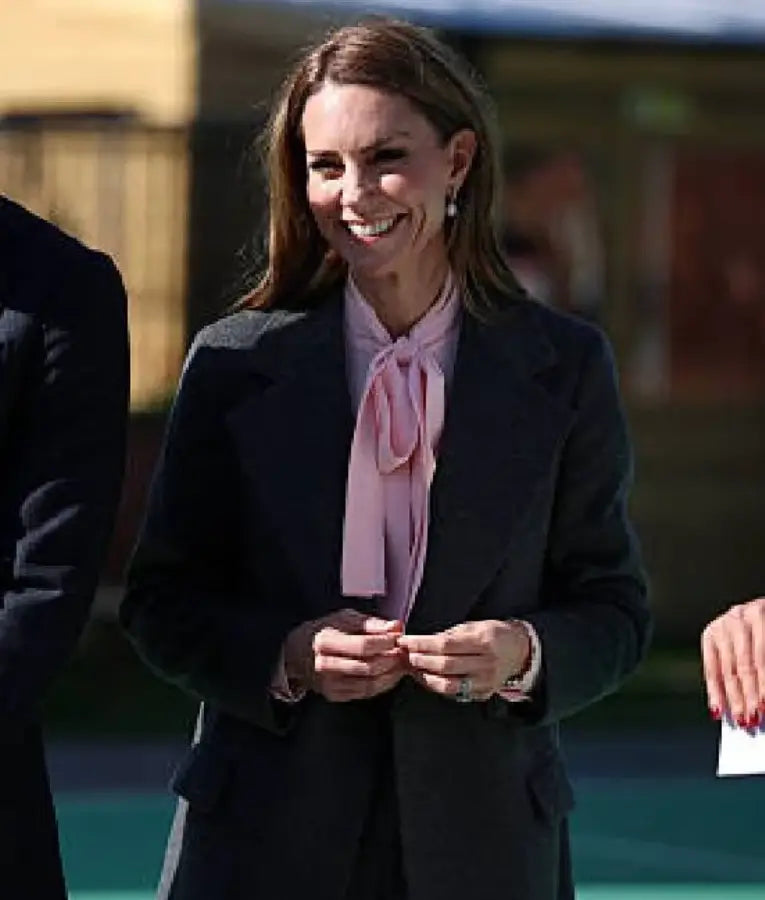Kate Middleton Churchtown Primary School Long Coat