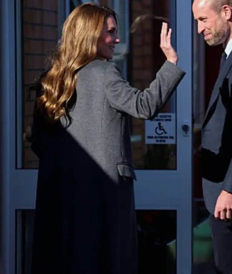 Kate Middleton Churchtown Primary School Long Coat