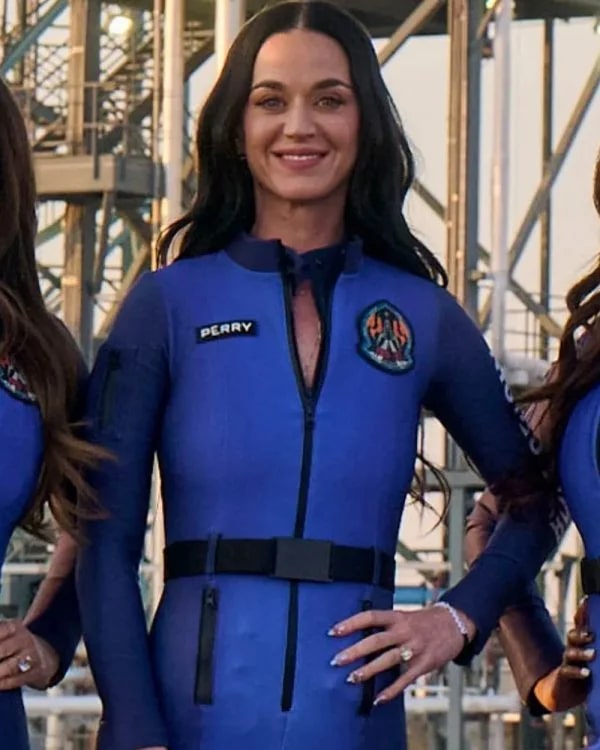 Katy Perry Blue Origin Space Jumpsuit