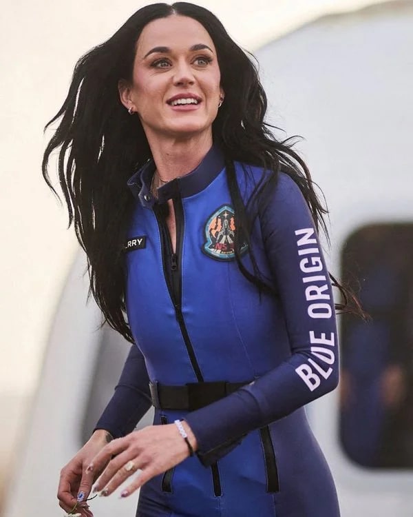 Katy Perry Blue Origin Space Jumpsuit