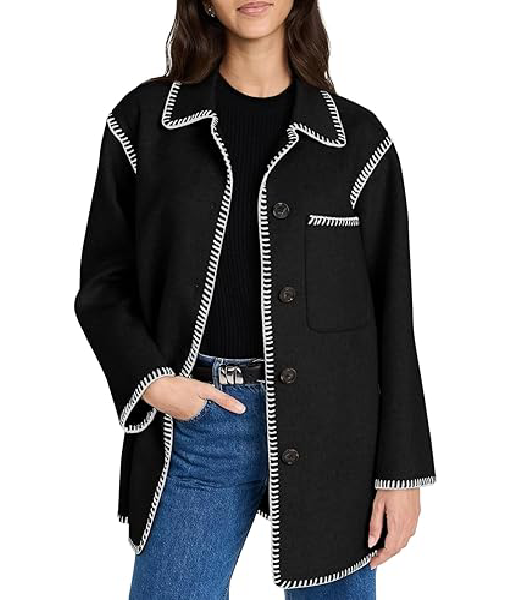 FBI Most Wanted S06 Keisha Castle-Hughes Stitch Trim Jacket