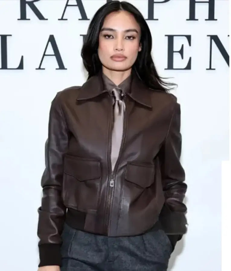 Kelsey Merritt New York Fashion Week 2025 Bomber Jacket