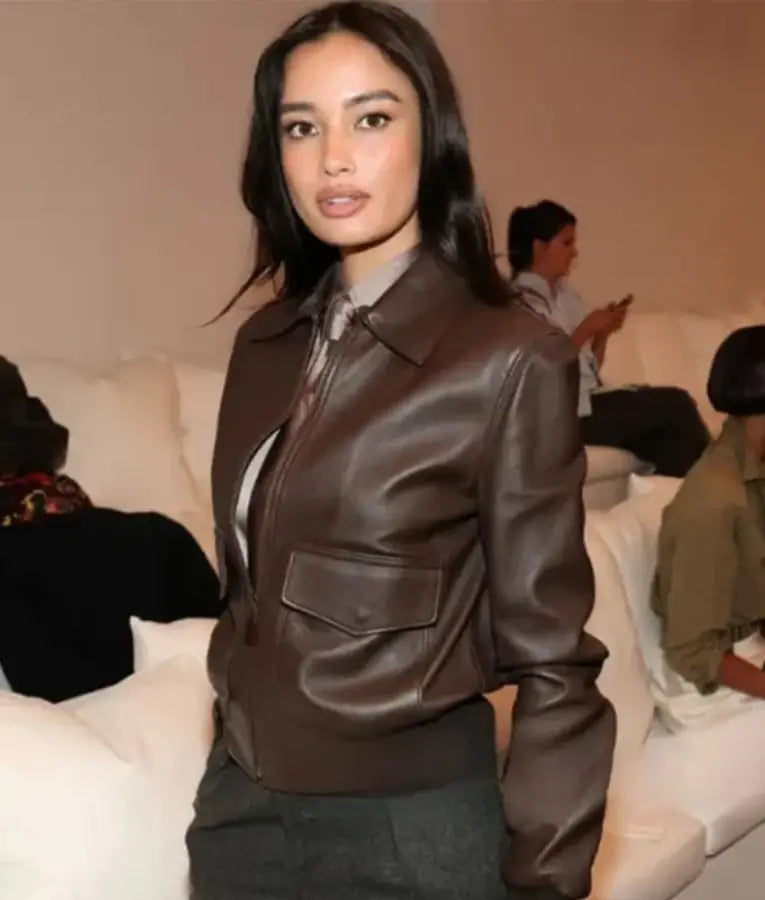 Kelsey Merritt New York Fashion Week 2025 Bomber Jacket