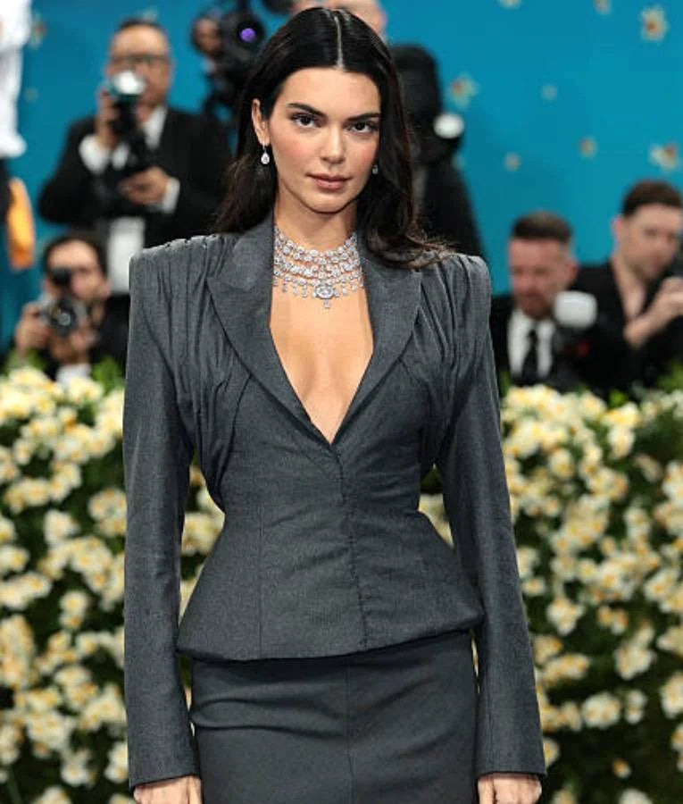 Kendall Jenner Met Gala 2025 Grey Jacket