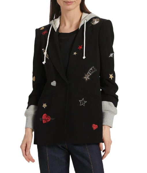 General Hospital 2025 Kirsten Storms Embellished Hooded Jacket