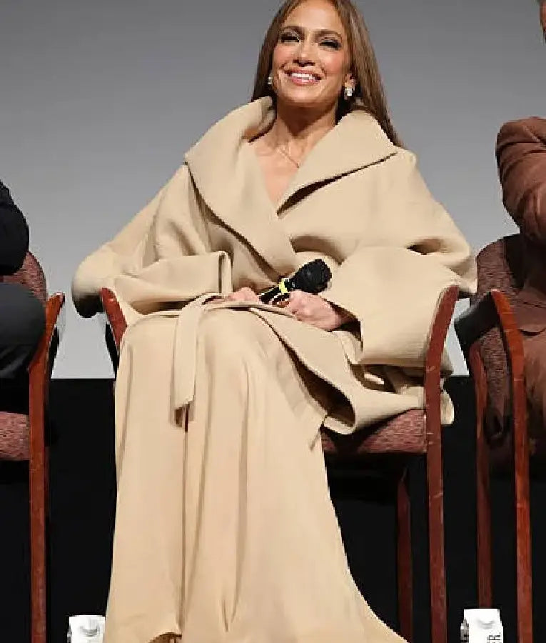 Kiss Of The Spider Woman Jennifer Lopez Beige Coat