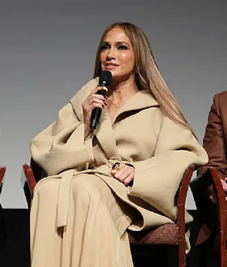 Kiss Of The Spider Woman Jennifer Lopez Beige Coat
