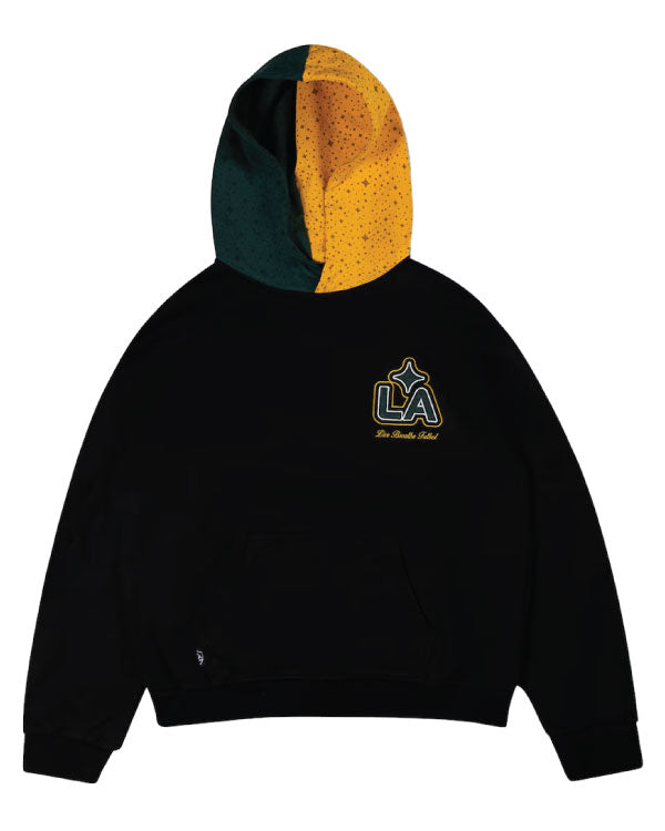 LA Galaxy Live Breathe Futbol Black Supernova Pullover Hoodie