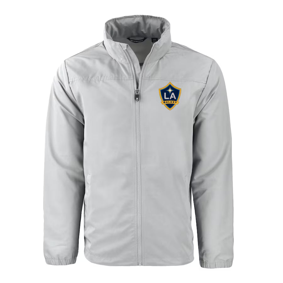 LA Galaxy Cutter & Buck Gray Charter Eco Recycled Jacket