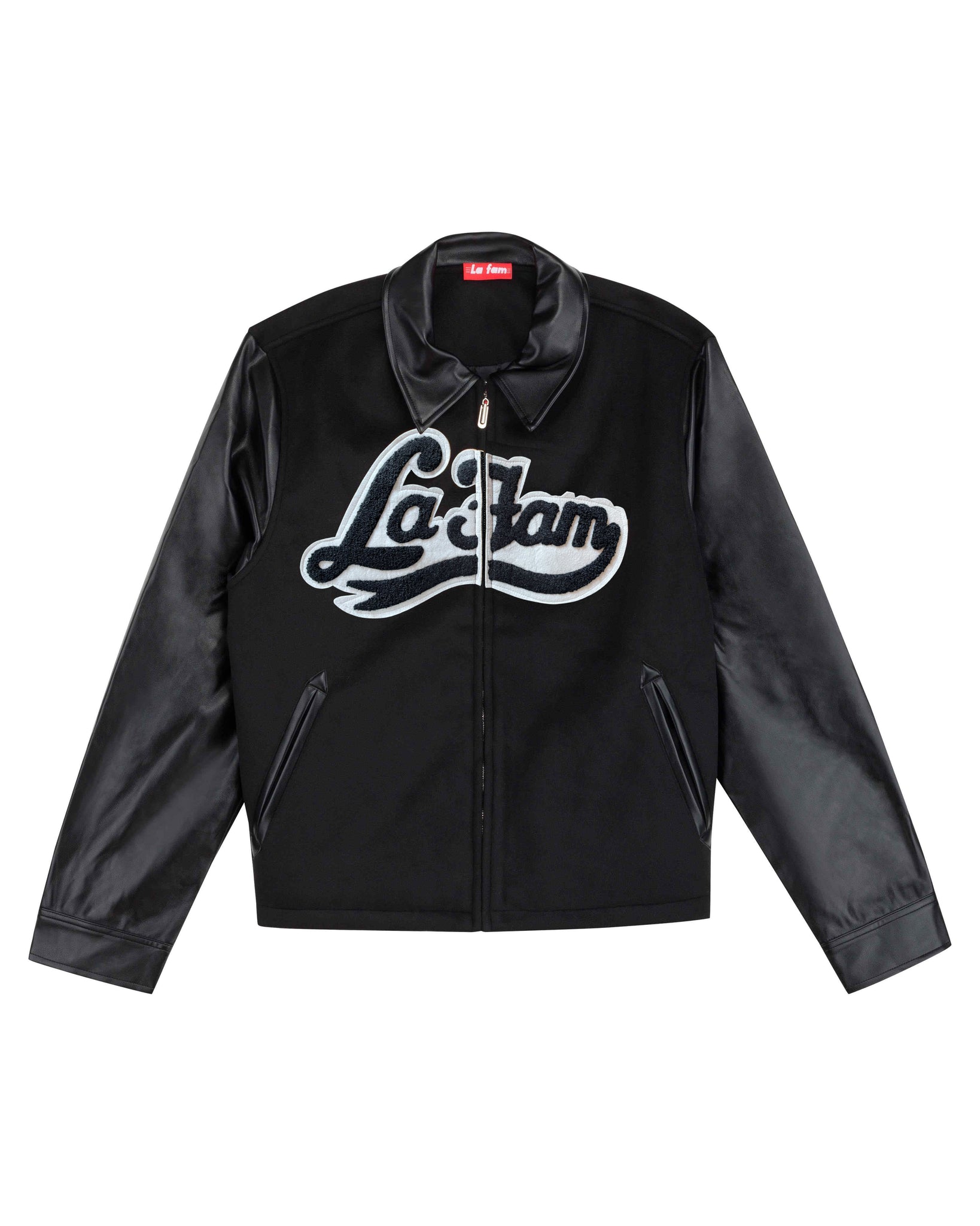 La Fam All Black Varsity Jacket
