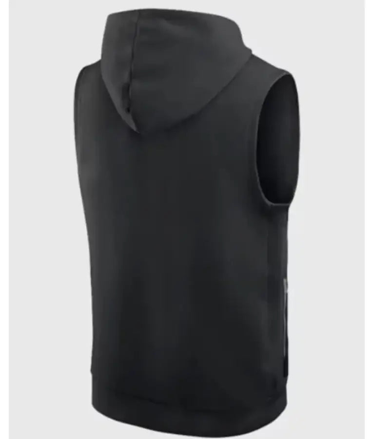 Las Vegas Raiders Sideline Sleeveless Hoodie