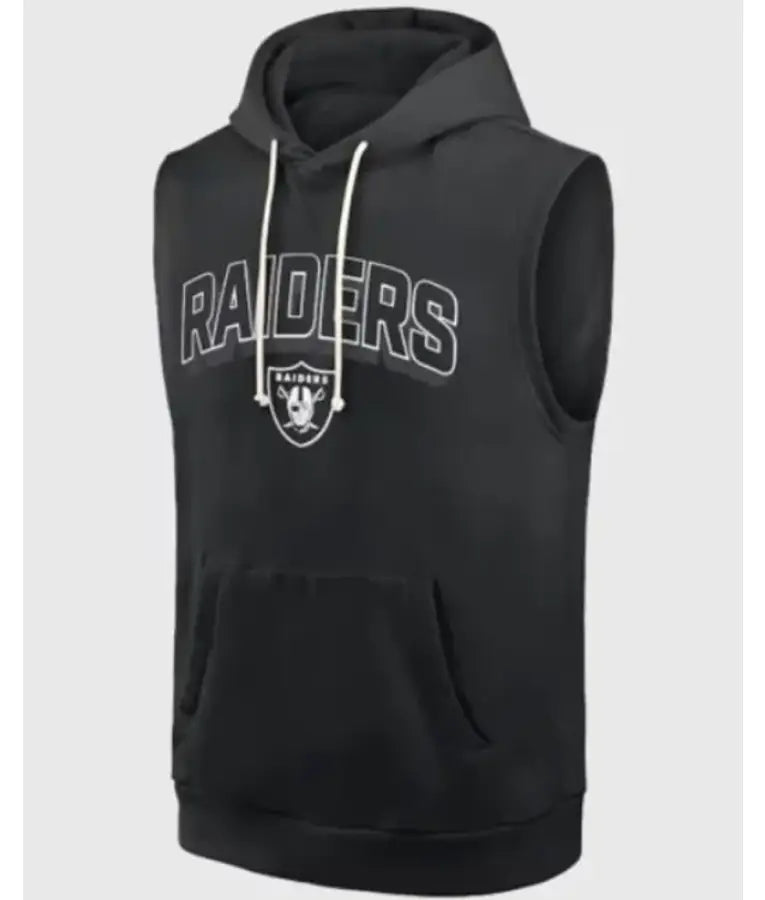 Las Vegas Raiders Sideline Sleeveless Hoodie