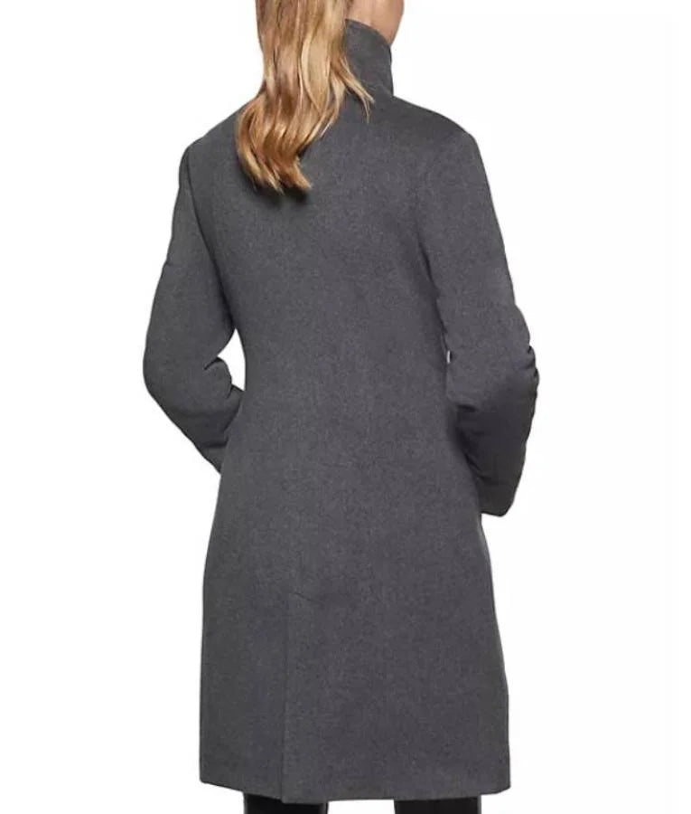 Law and Order SVU S26 Aimé Donna Kelly Grey Belted Coat