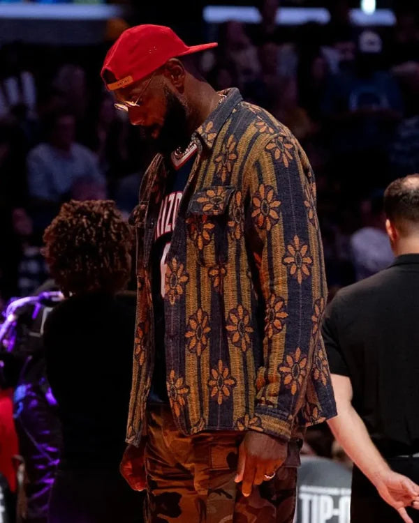 LeBron James Lakers VS Timberwolves Floral Shirt
