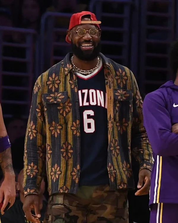 LeBron James Lakers VS Timberwolves Floral Shirt