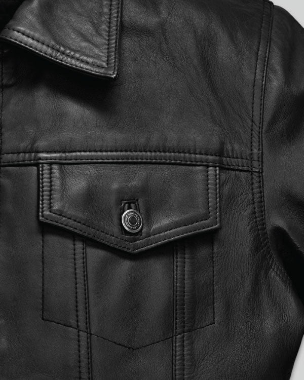Leather Trucker Jacket