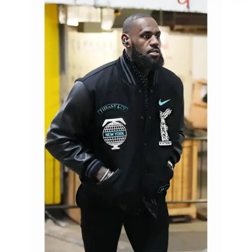 Lebron James Varsity Black Jacket