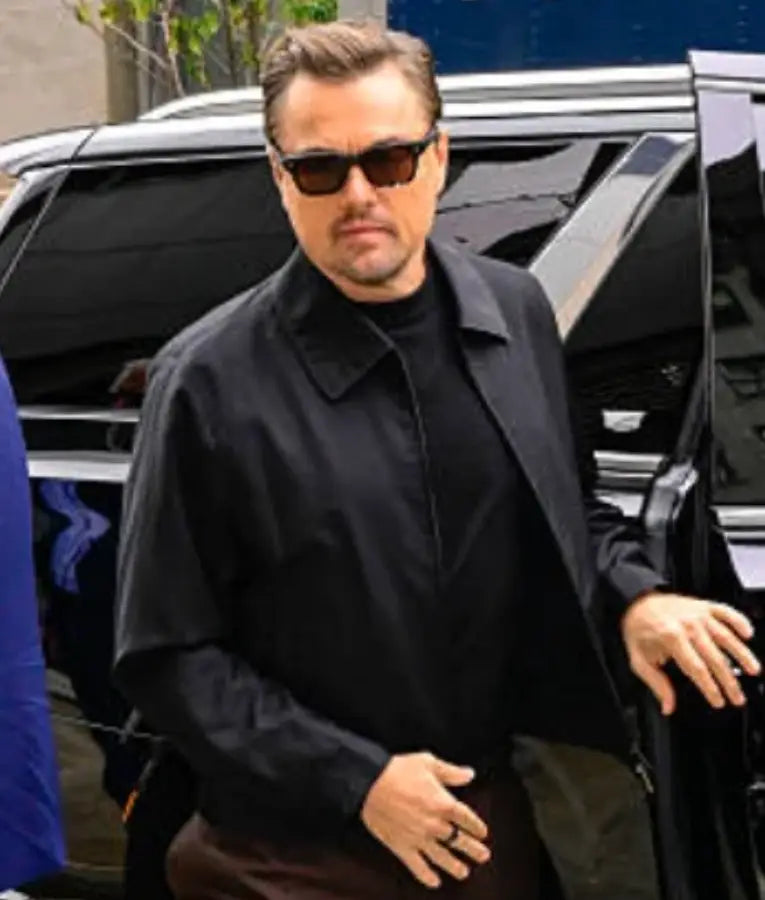 Leonardo DiCaprio NYC 2025 Black Jacket