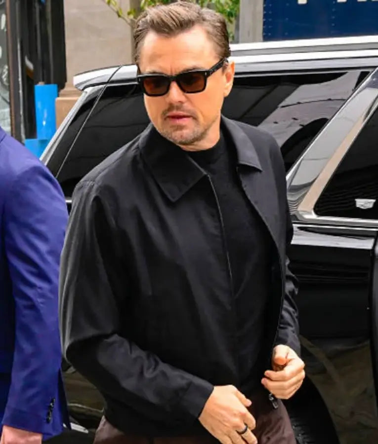 Leonardo DiCaprio NYC 2025 Black Jacket