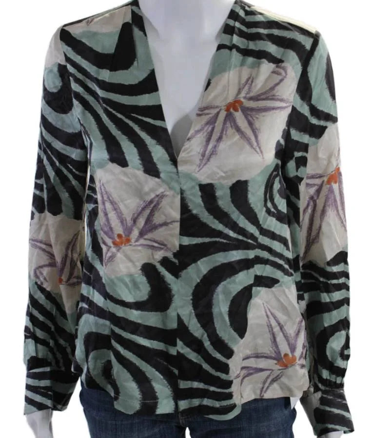 Leverage Redemption S03 Sophie Devereaux Printed Shirt