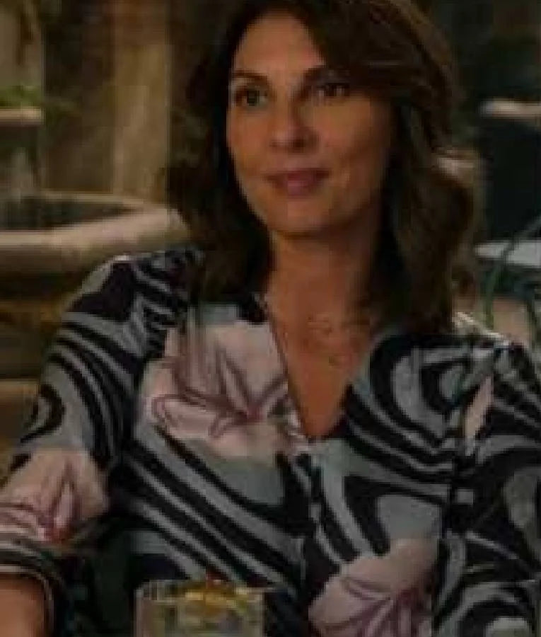 Leverage Redemption S03 Sophie Devereaux Printed Shirt