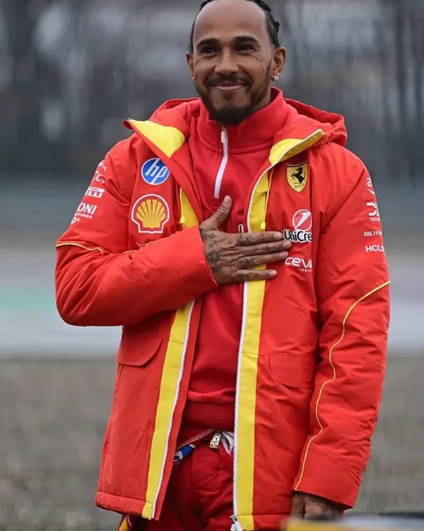 Lewis Hamilton Scuderia Ferrari F1 2025 Team Jacket