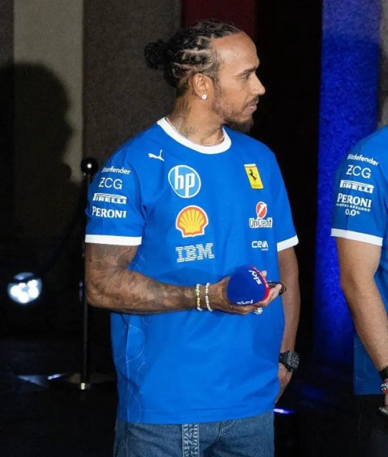 Lewis Hamilton Peroni Nastro Azzurro T-shirt