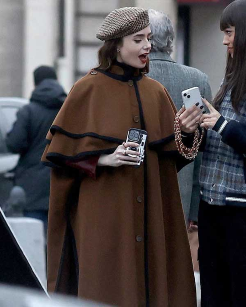 Emily In Paris Season 4 Cape Coat