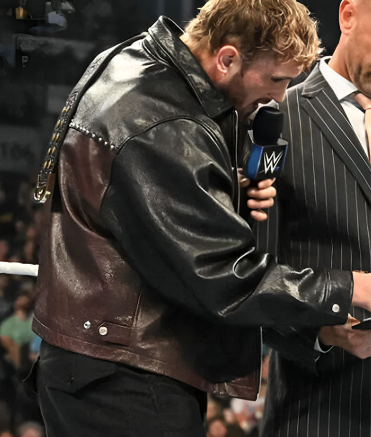 Logan Paul WWE RAW Leather Jacket