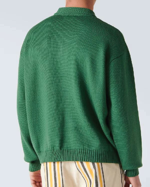 Loot S03 Joel Kim Booster Green Polo Sweater