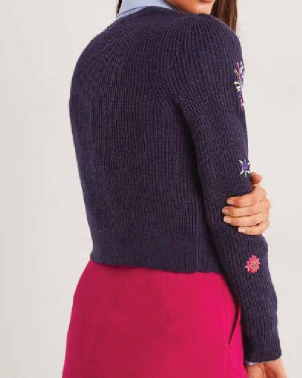 Loot S03 Stephanie Styles Embellished Ribbed Cardigan