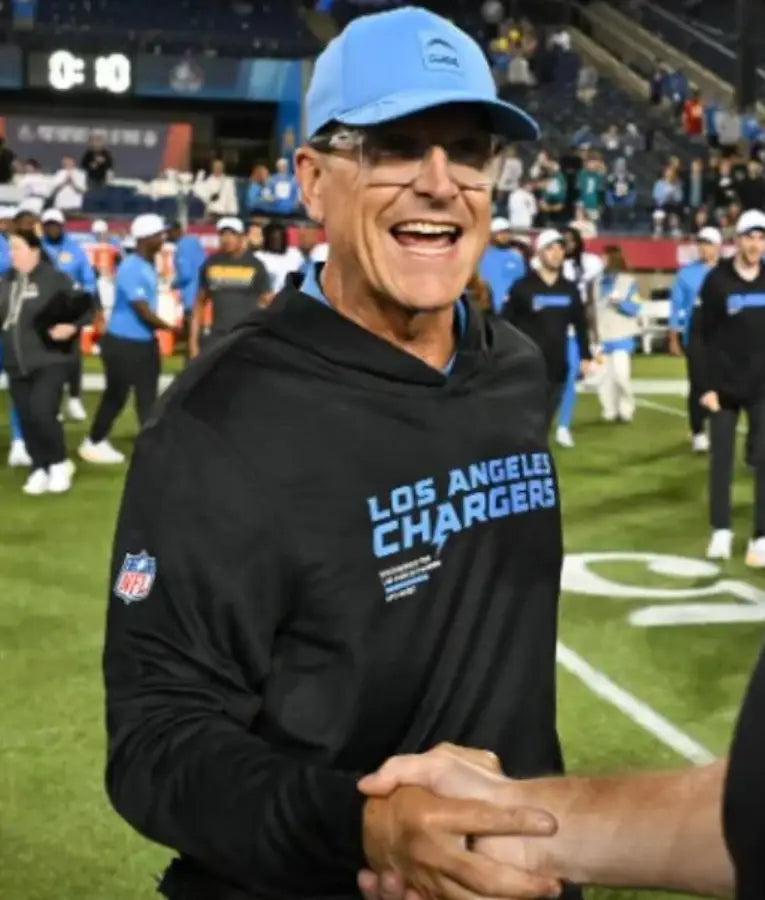 Los Angeles Chargers Black Sideline Performance Hoodie